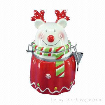 Christmas Gift, Ceramic Crafts with Painting, Available in Various Sizes, OEM Orders Welcomed